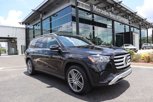 Certified Used 2025 Obsidian Black Metallic Mercedes-Benz GLS 450 image 1