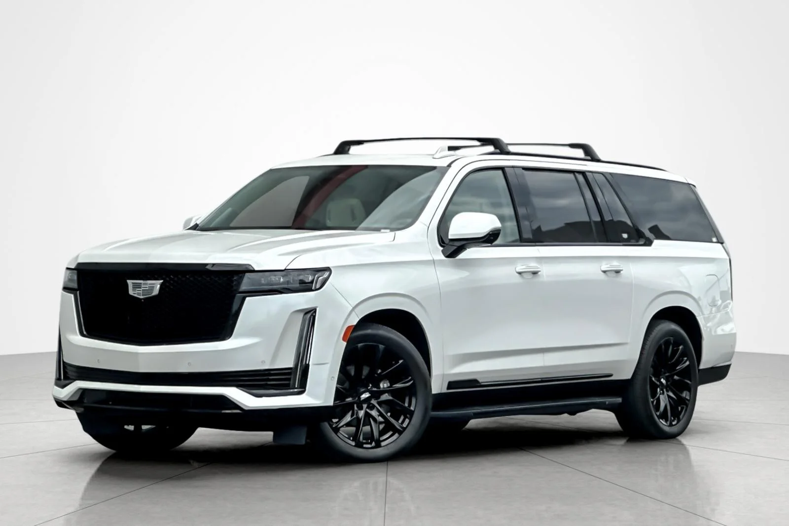 Used 2024 Crystal White Tricoat Cadillac 4WD Sport Platinum image 1