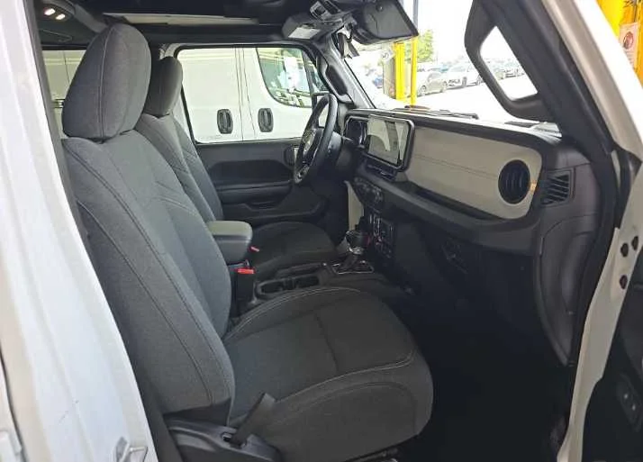 Used 2024 Bright White Clearcoat Jeep Willys image 10