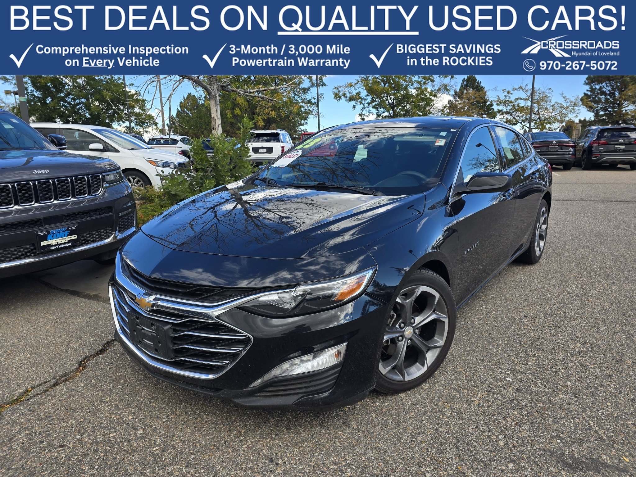 Used 2023 Mosaic Black Metallic Chevrolet LT image 1