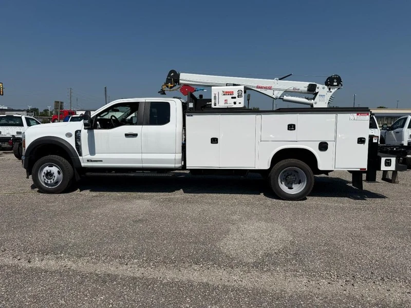 New 2026 Oxford White Ford Crane Body image 2