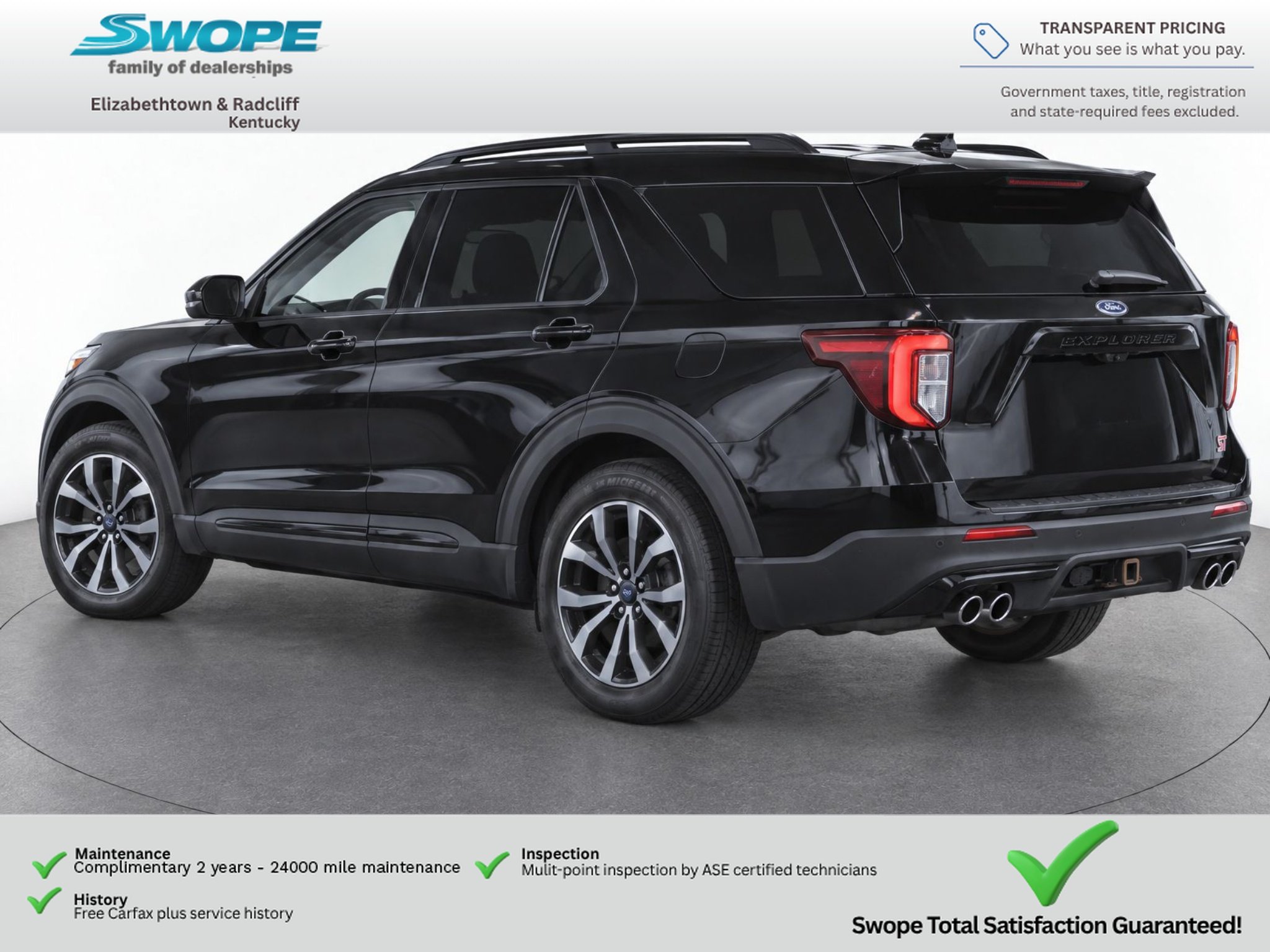 Used 2020 Agate Black Metallic Ford ST image 7