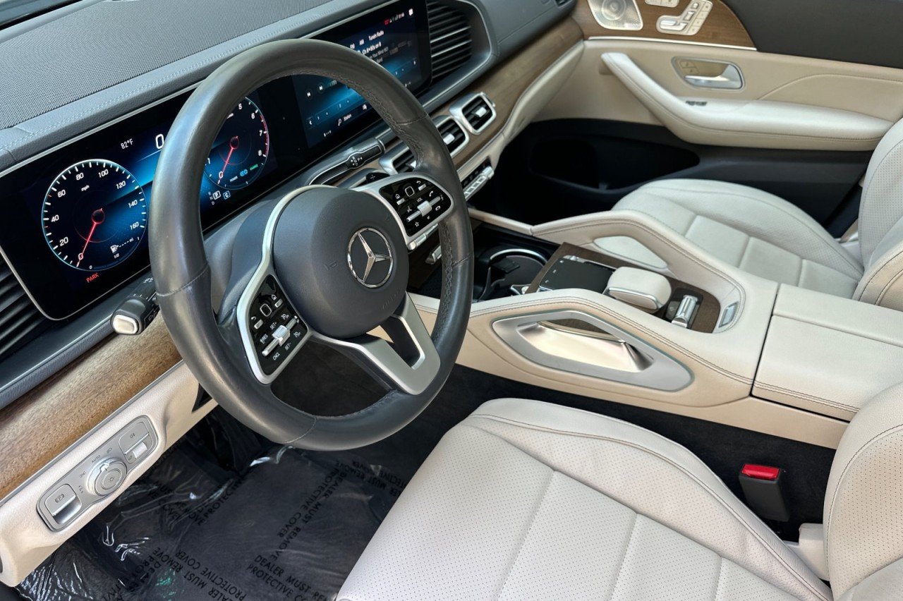 Used 2020 Lunar Blue Metallic Mercedes-Benz GLS 450 image 9