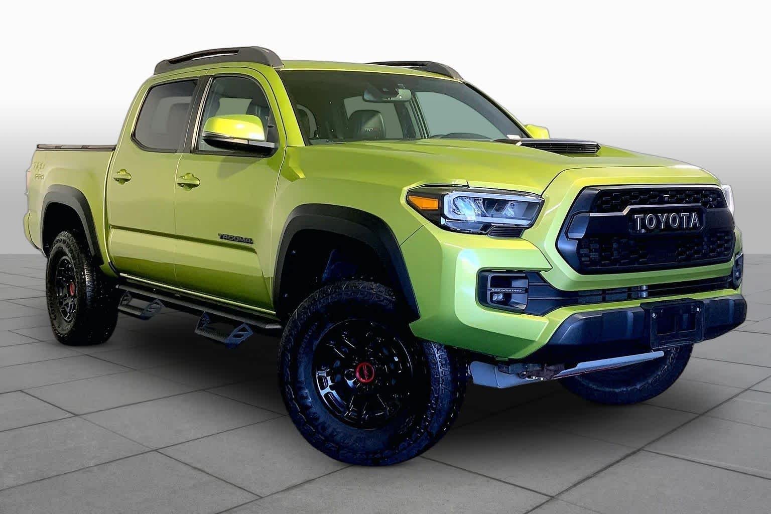 Used 2022 Electric Lime Metallic Toyota TRD Pro image 3