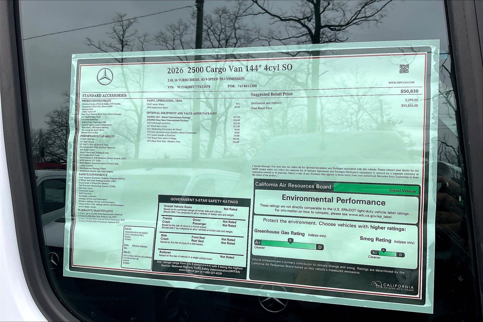 New 2026 Arctic White Mercedes-Benz Cargo 144 WB image 24