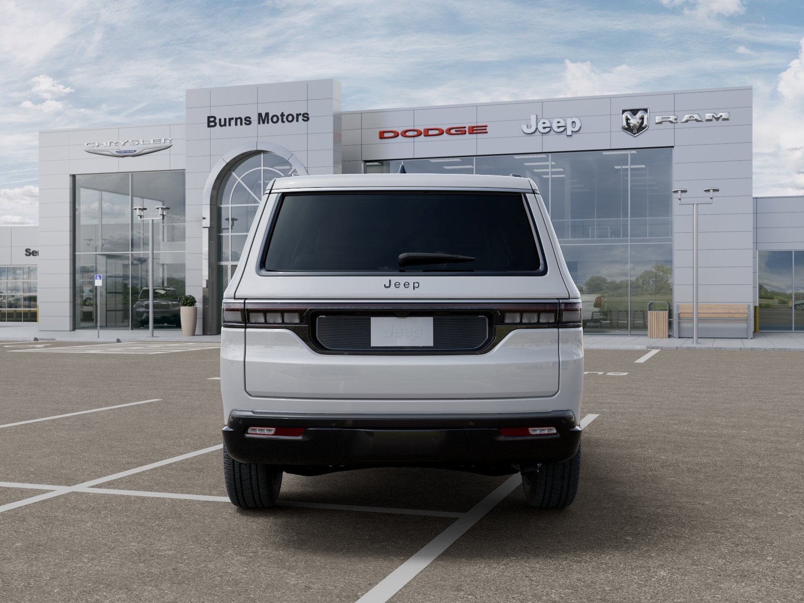 New 2026 Bright White Clear-Coat Exterior Paint Jeep 4x2 image 33