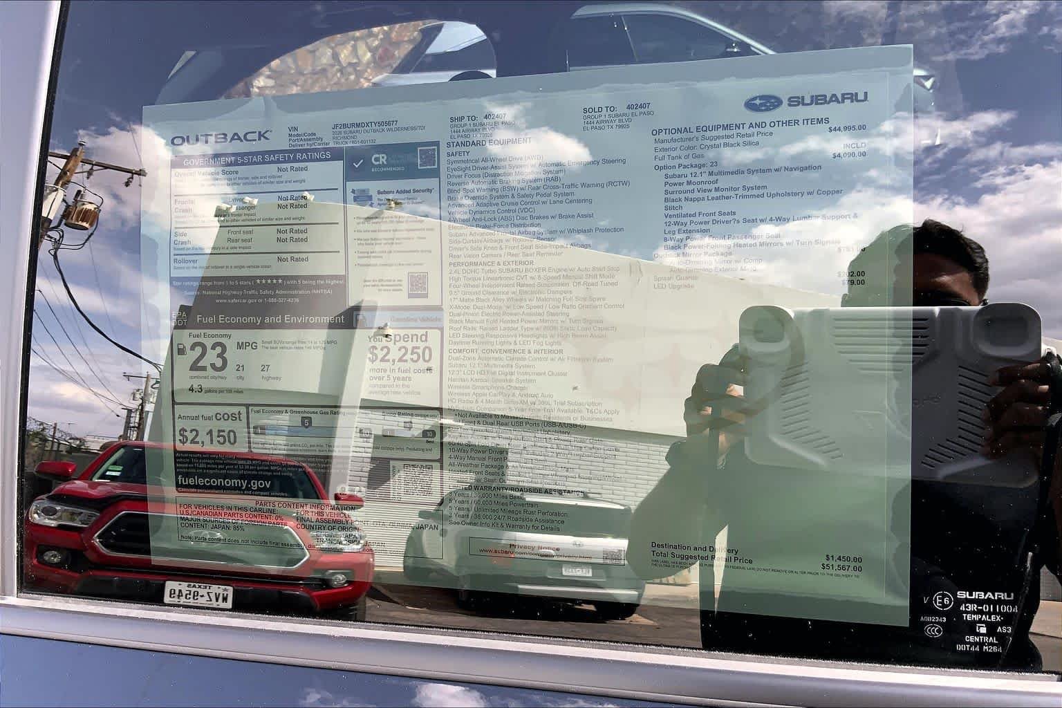 New 2026 CRYSTAL BLACK SILICA Subaru Wilderness image 19