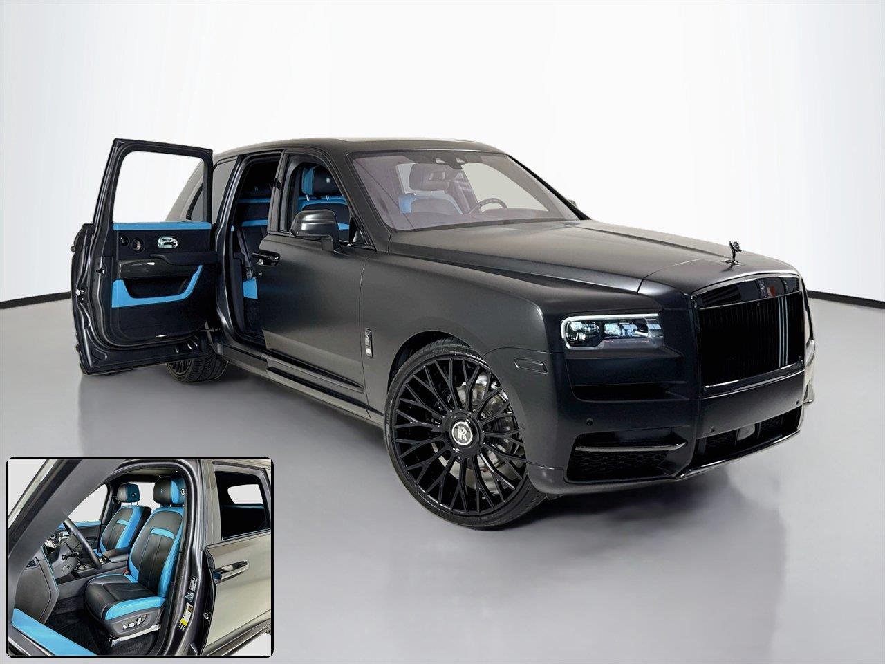 Used 2023 Gunmetal Rolls-Royce Black Badge | Rear Entertainment | 26