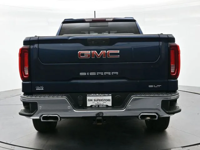 Used 2021 PACIFIC BLUE METALLIC GMC SLT image 6