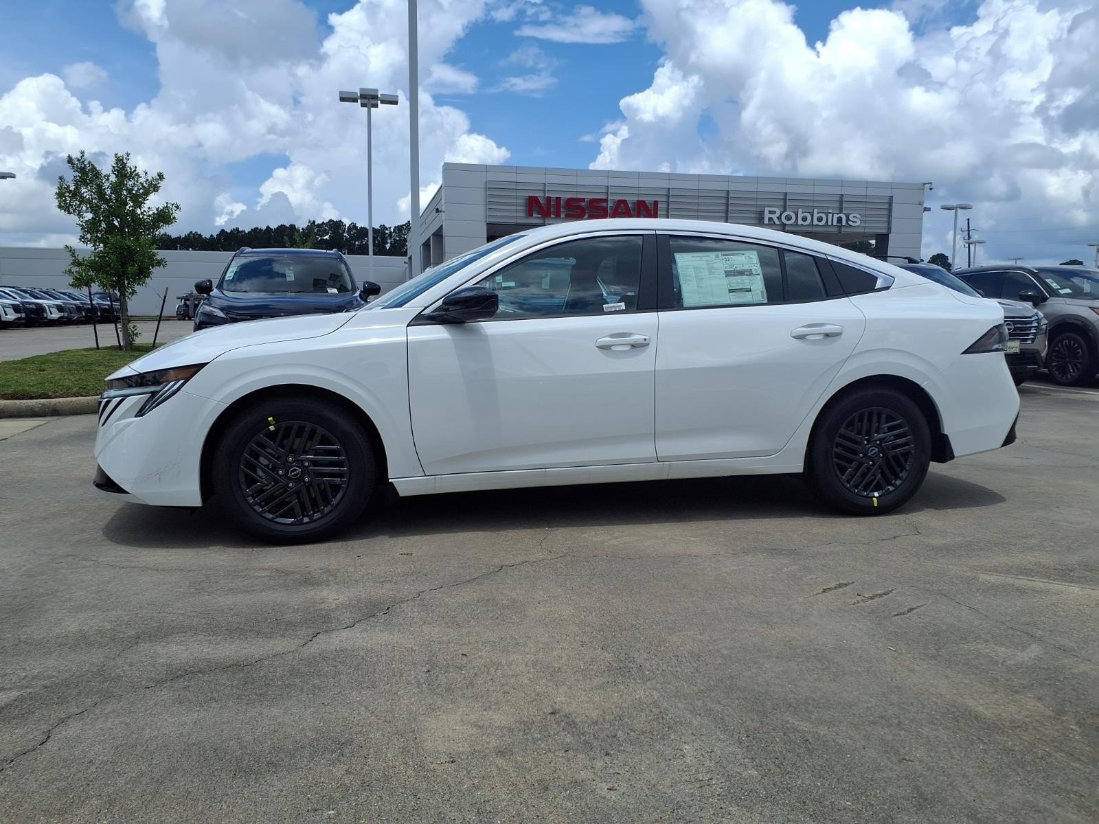 2026 Nissan Sentra SV White at Robbins Nissan