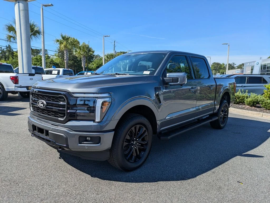 New 2026 Carbonized Gray Metallic Ford Lariat image 8
