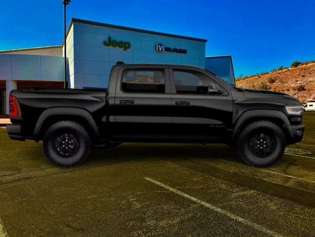New 2026 Diamond Black Crystal Pearl-Coat Exterior Paint RAM RHO image 2