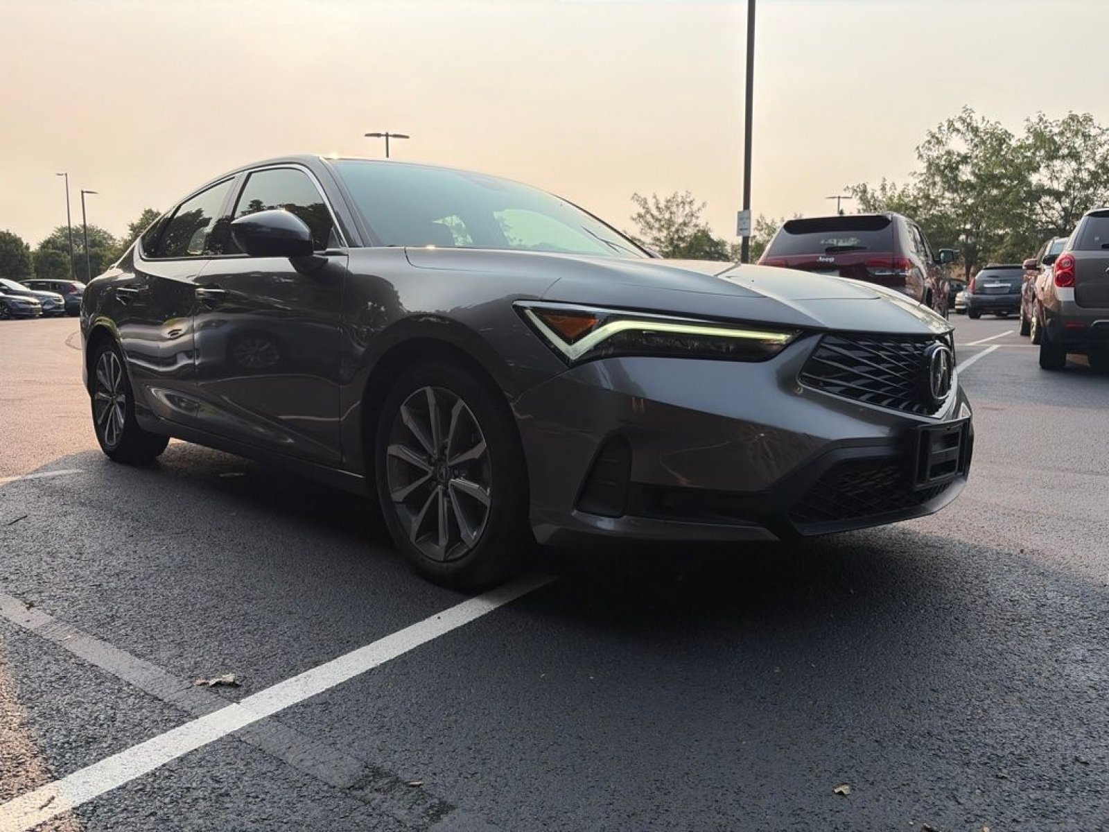 Used 2024 Liquid Carbon Metallic Acura Base image 3