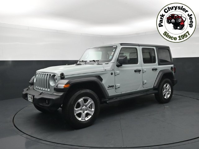 Used 2023 Jeep Wrangler 4-Door Sport S with VIN 1C4HJXDNXPW534161 for sale in Burnsville, Minnesota