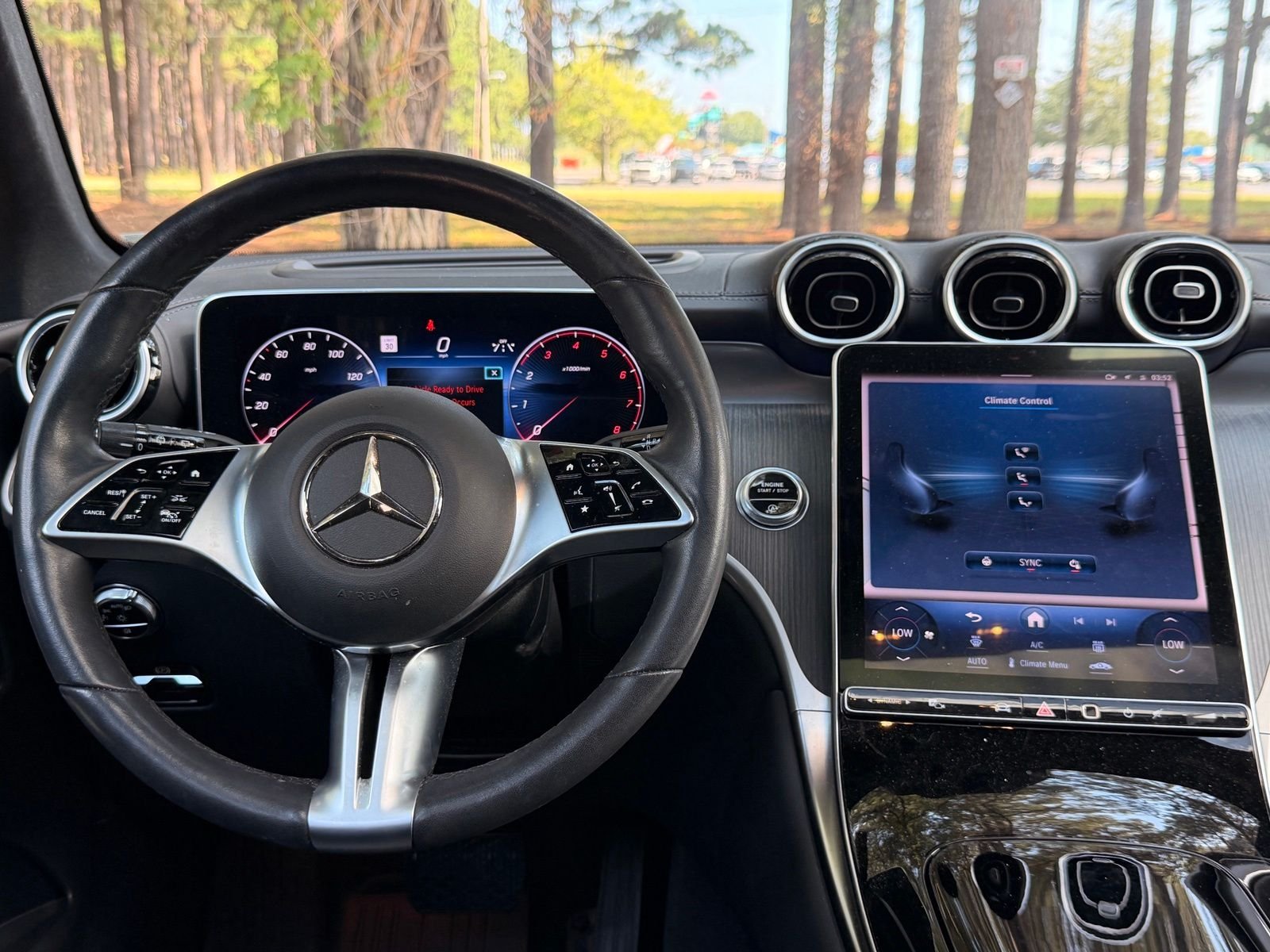 Certified Used 2024 Obsidian Black Metallic Mercedes-Benz GLC 300 image 3
