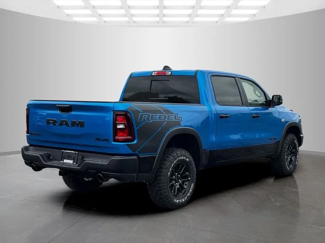 New 2026 Hydro Blue Pearl-Coat Exterior Paint RAM REBEL image 7