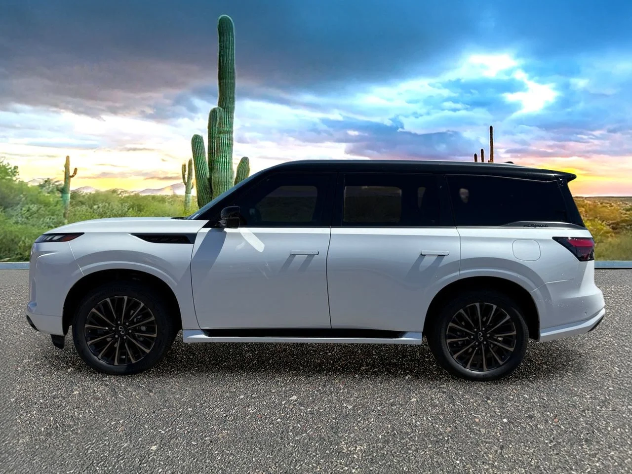 New 2026 Radiant White/Black Obsidian INFINITI AUTOGRAPH image 8
