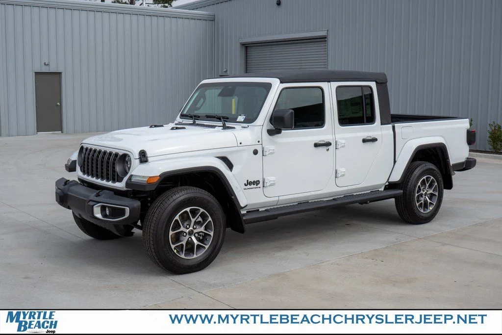 New 2026 Bright White Clear-Coat Exterior Paint Jeep Sport S image 2