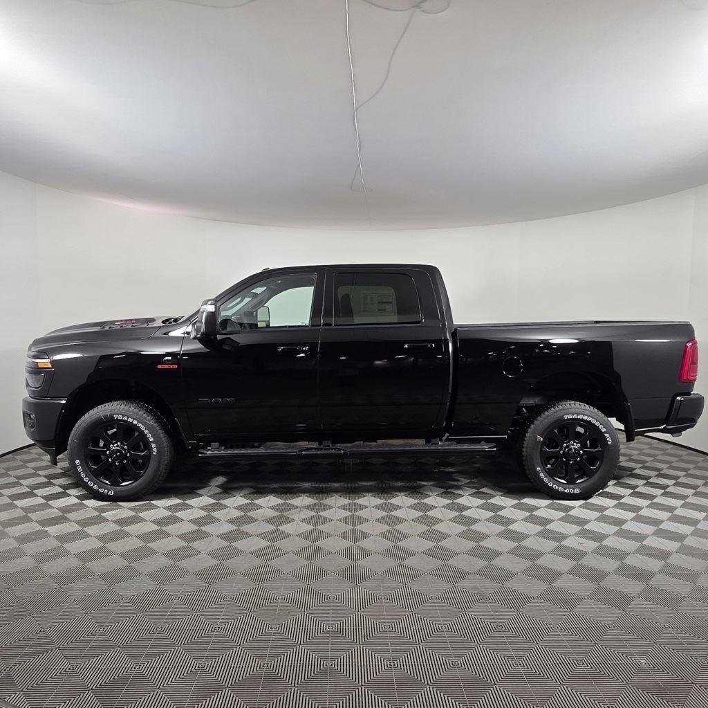 New 2025 Diamond Black Crystal Pearlcoat Ram Laramie image 3