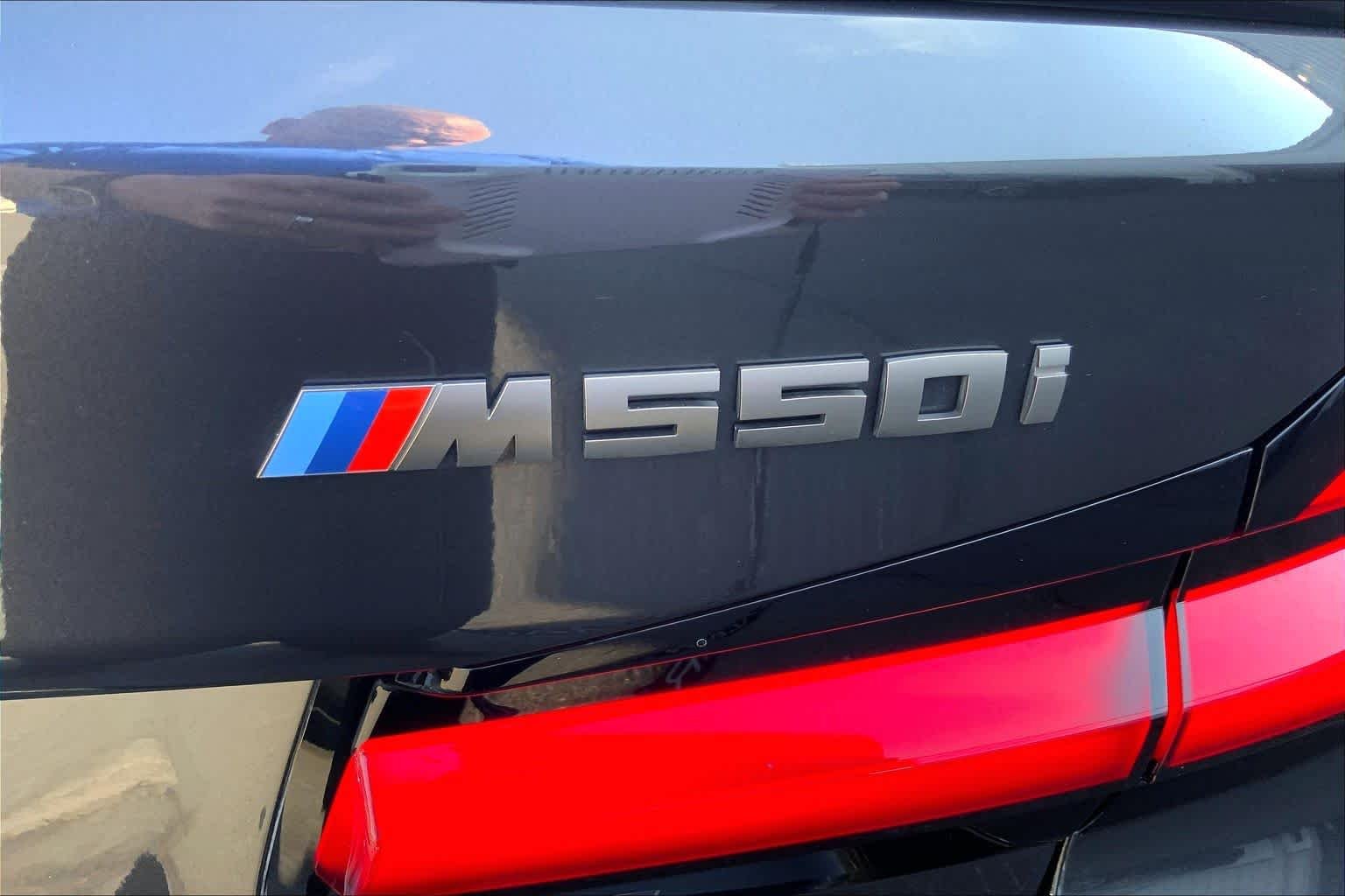 Certified Used 2023 Dark Graphite Metallic BMW M550i xDrive image 32