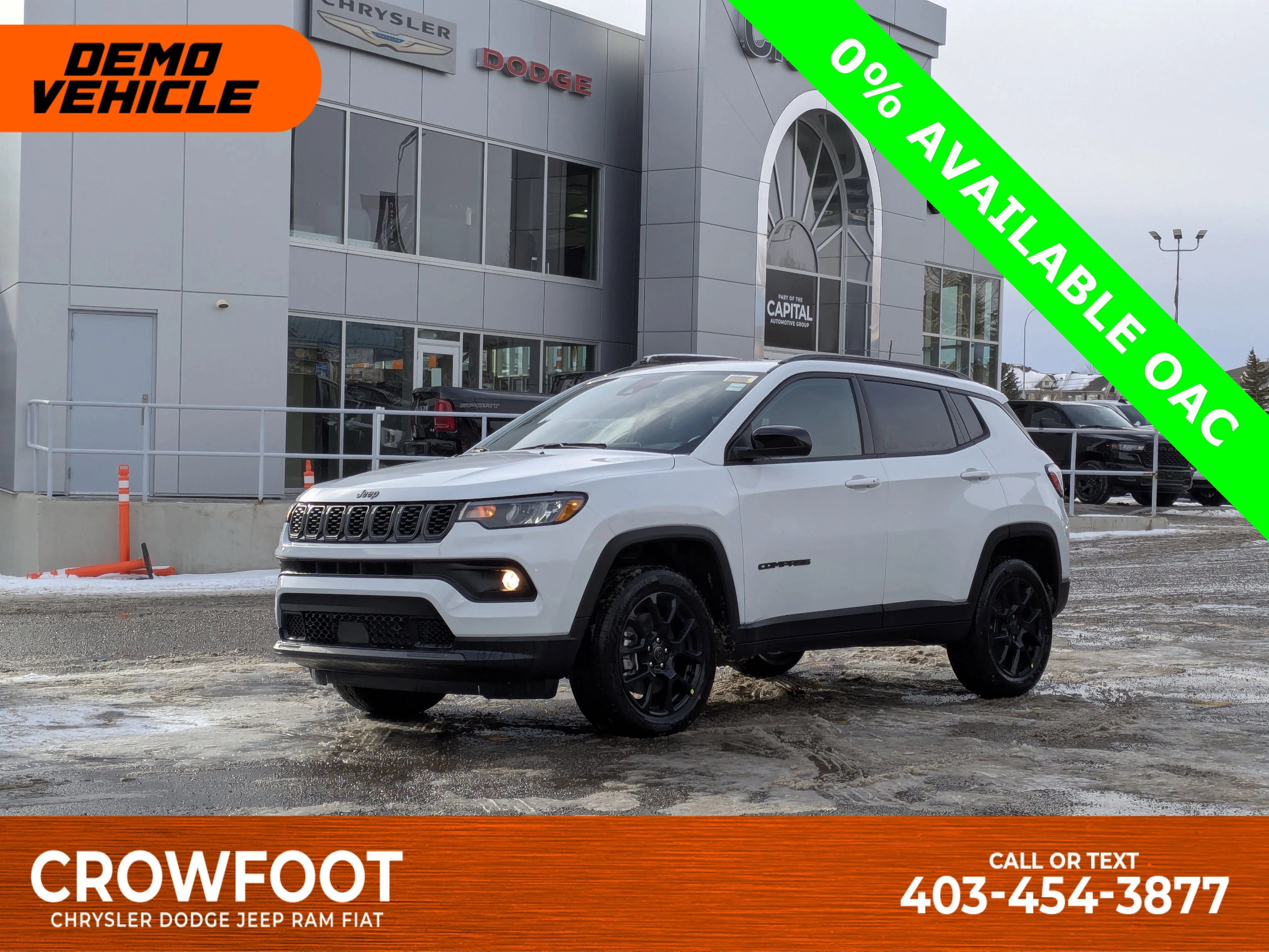 New 2026 White Jeep North - Altitude Special Edition 18 inch Blacked Out Wheels image 1