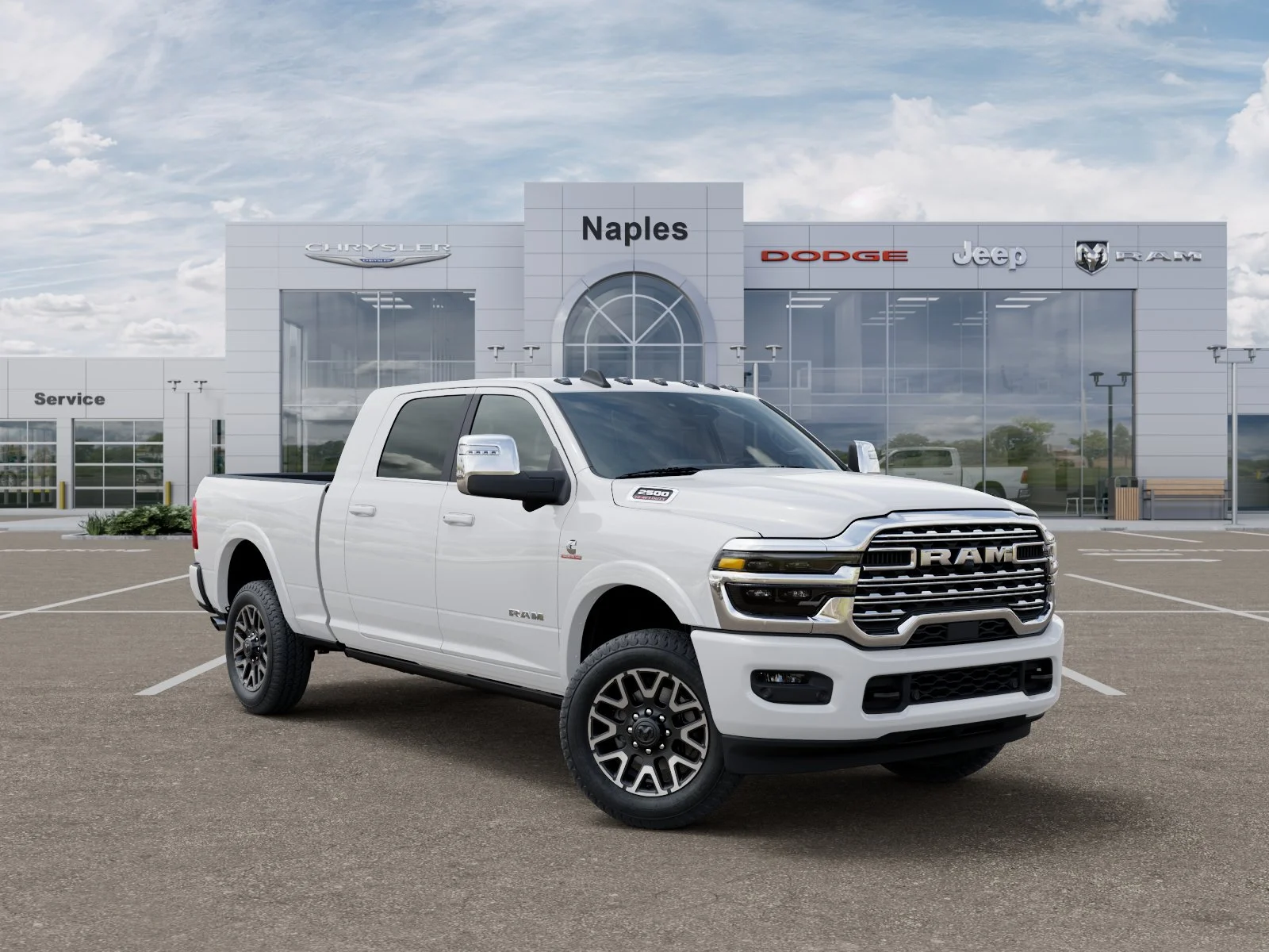 New 2026 Bright White Clear-Coat Exterior Paint RAM Longhorn image 31