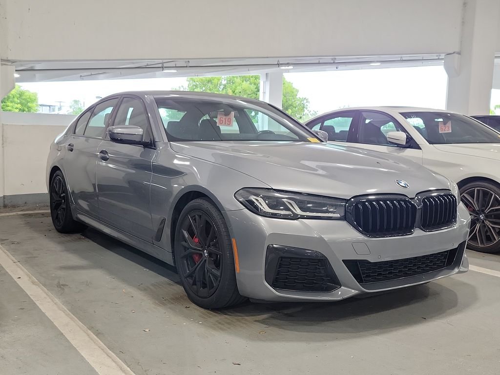 Certified Used 2023 Skyscraper Gray Metallic BMW 530i image 2