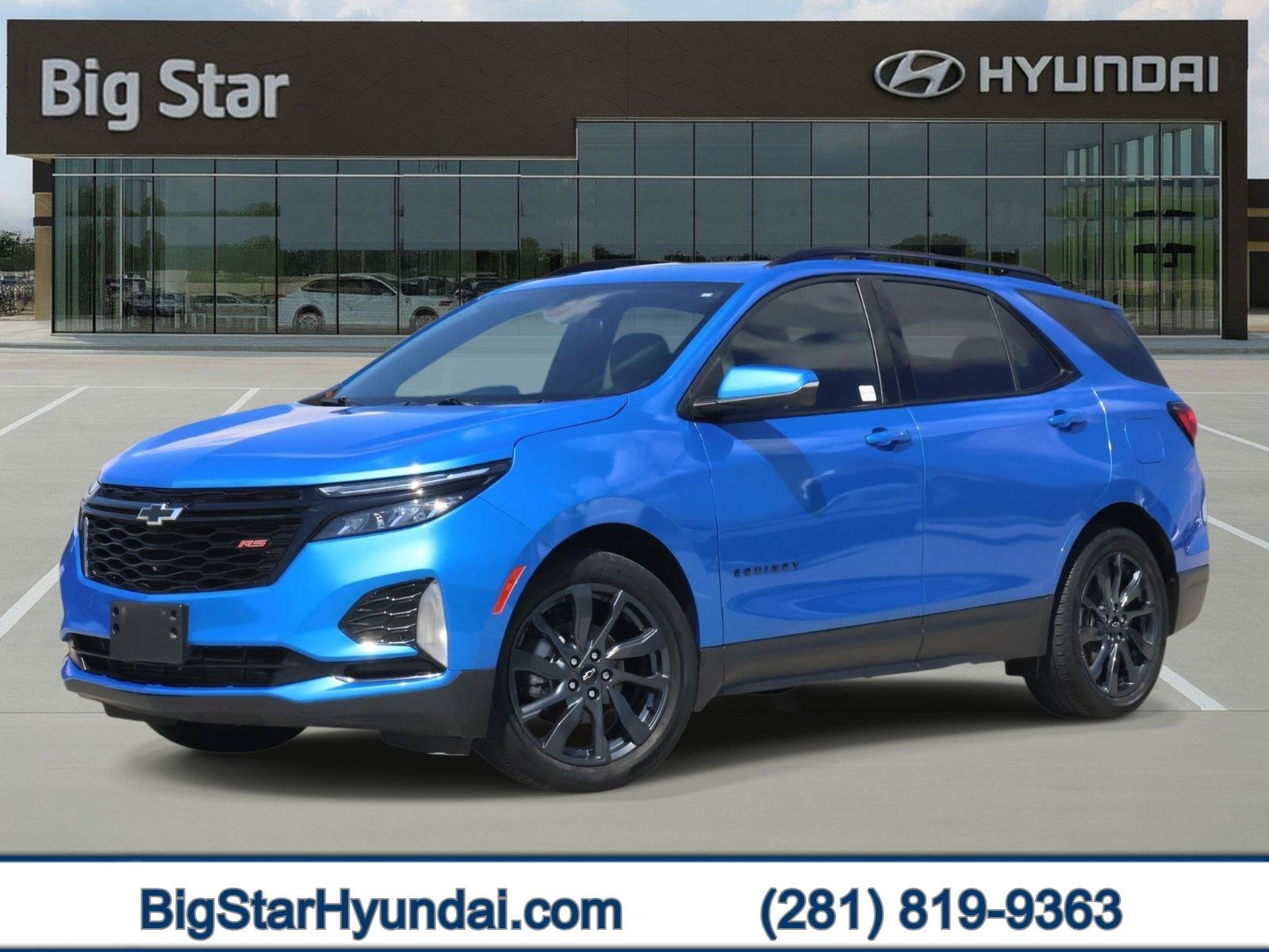 Used 2024 Riptide Blue Metallic Chevrolet RS image 1