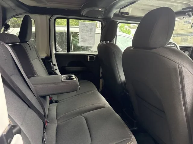 Used 2024 Bright White Clearcoat Jeep Sahara 4xe image 10