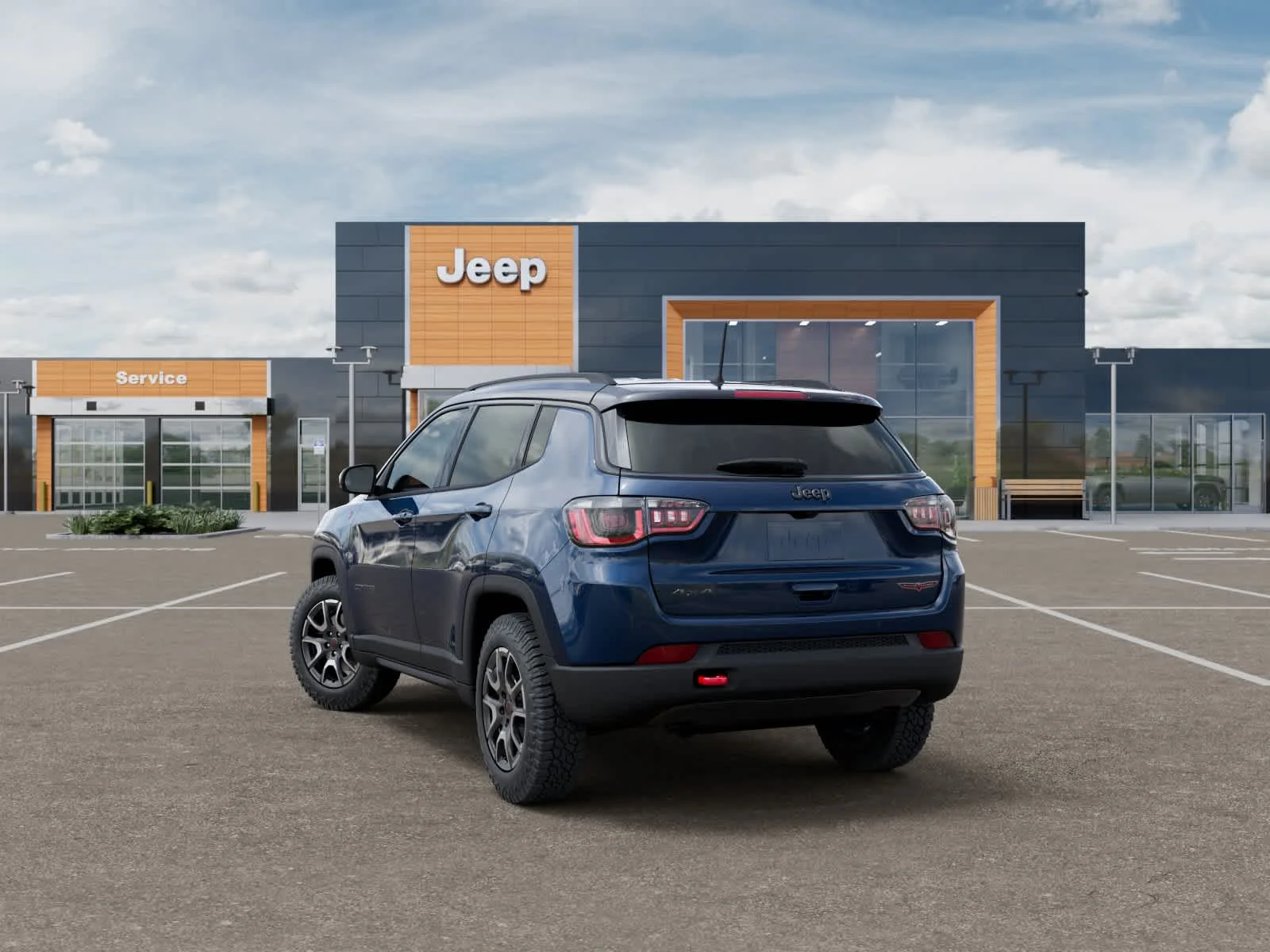 New 2026 Fathom Blue Pearl Coat Jeep Trailhawk image 3