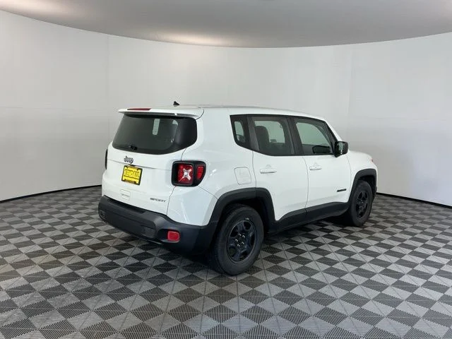Used 2018 Alpine White Jeep Sport image 5