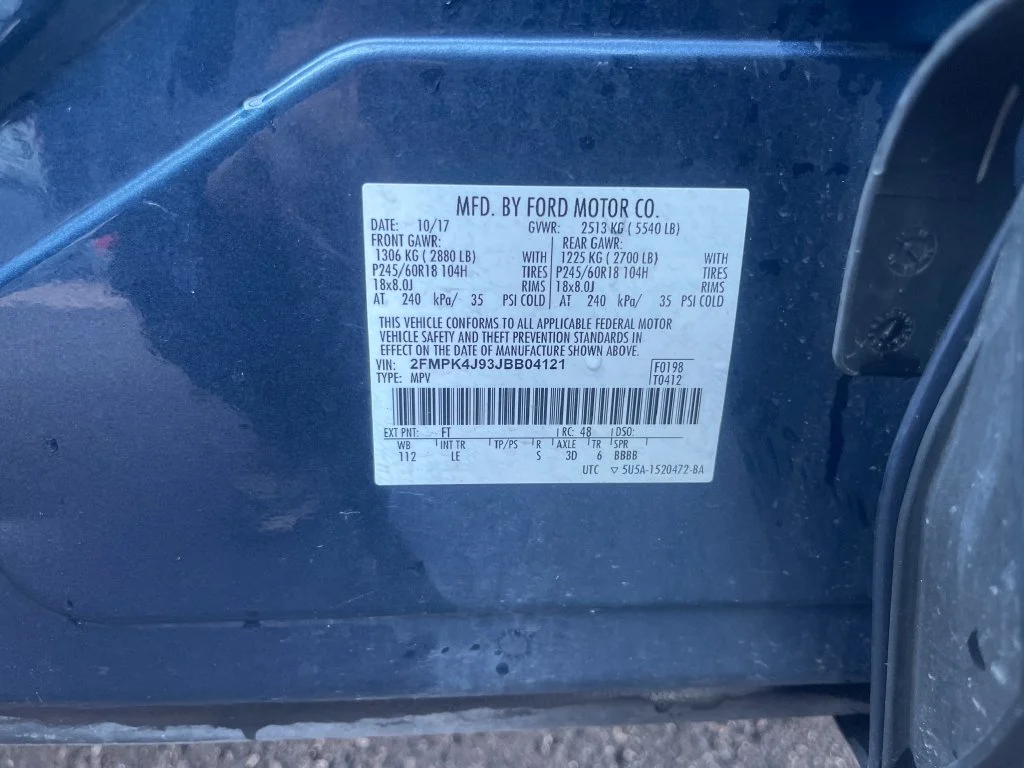 Used 2018 Blue Ford SEL image 34