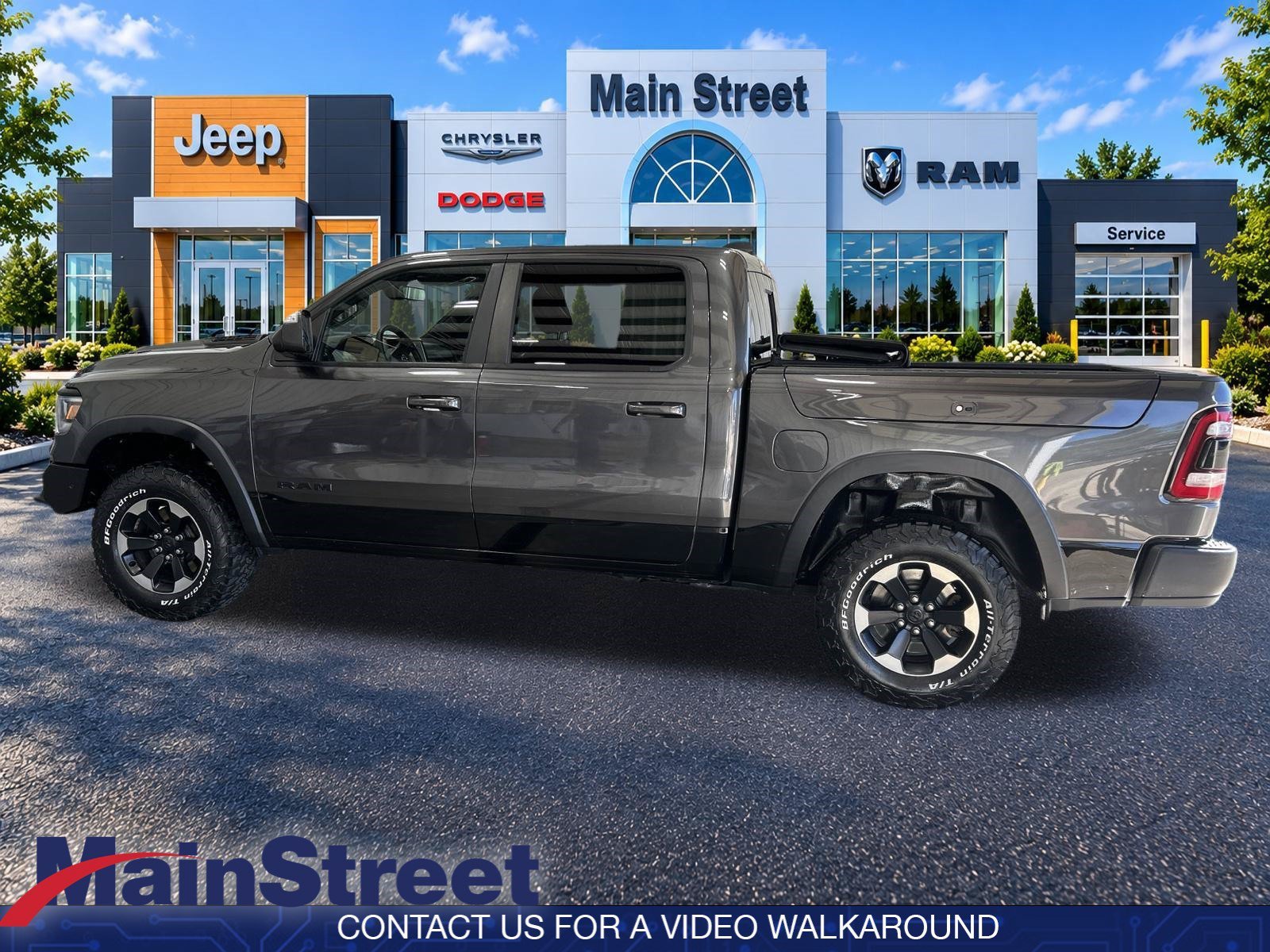 Used 2019 Granite Crystal Metallic Clearcoat Ram Rebel image 15