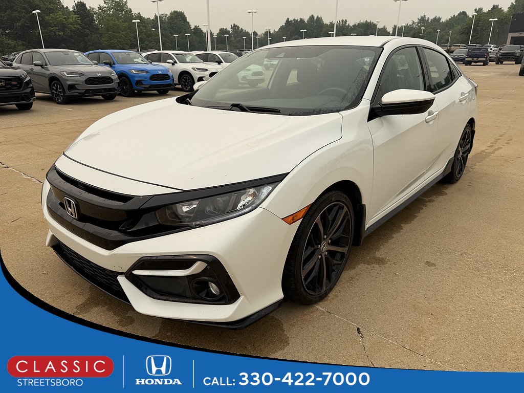 Certified Used 2021 Platinum White Pearl Honda Sport image 1