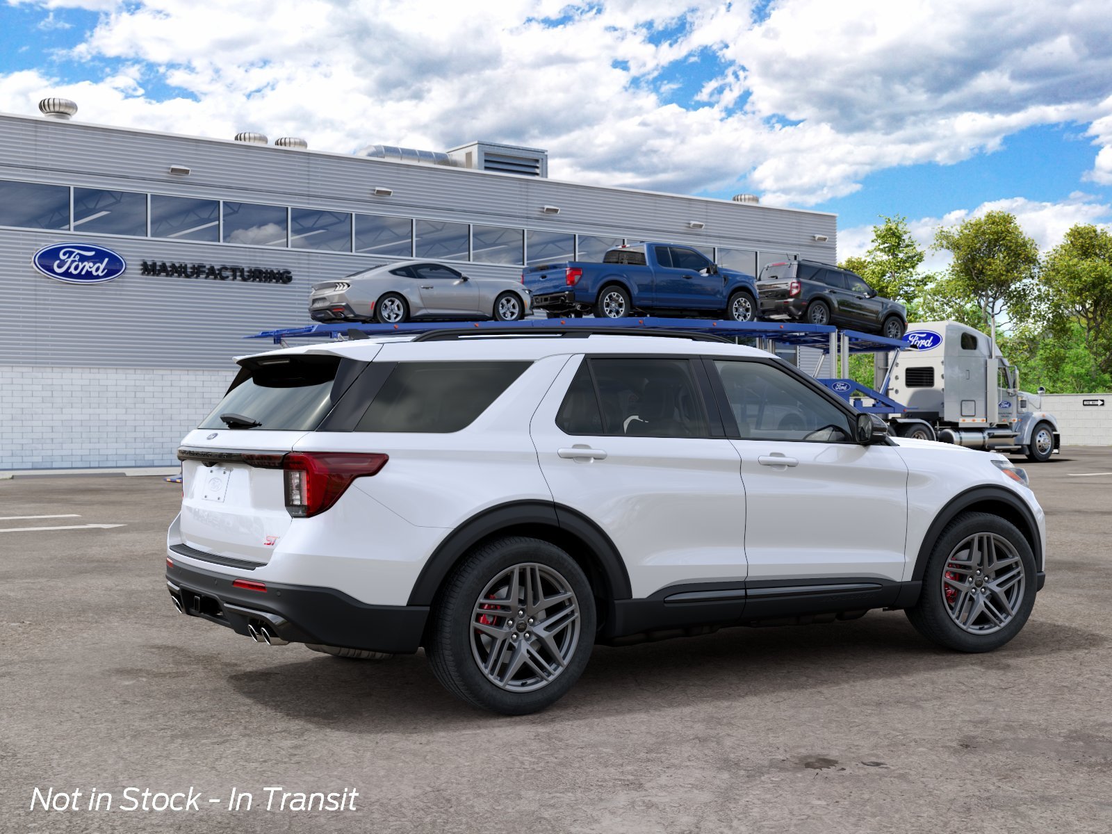 New 2027 Star White Metallic Tri-Coat Ford ST image 6