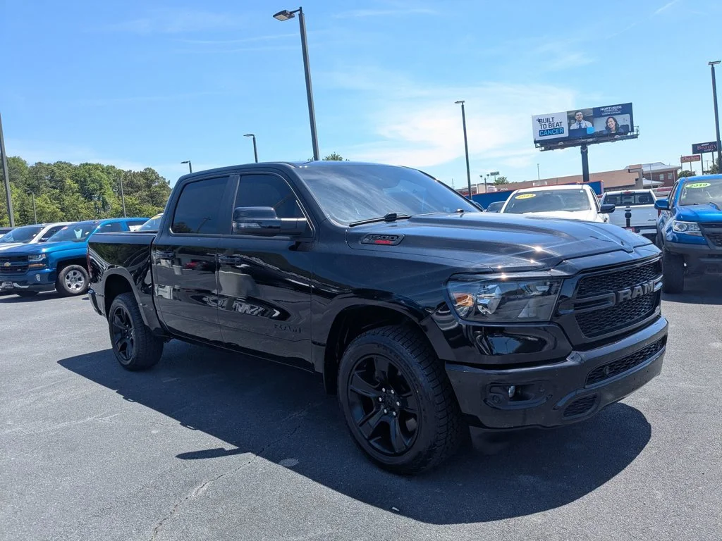 Used 2023 Diamond Black Crystal Pearlcoat Ram Big Horn image 3