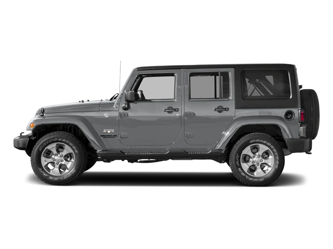Used 2017 Billet Silver Metallic Clearcoat Jeep Sahara 4x4 image 3