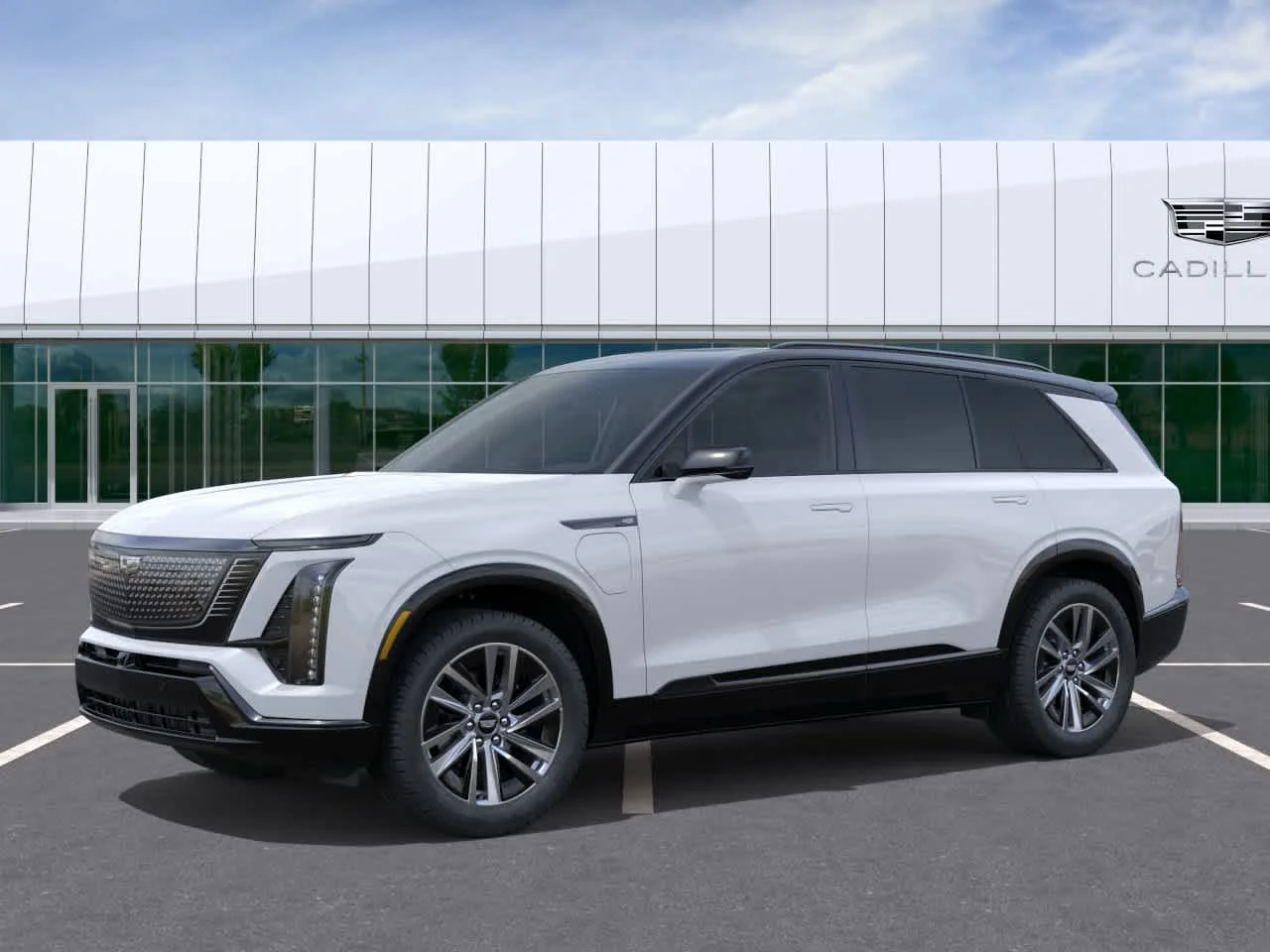 New 2027 Vibrant White Tricoat Cadillac Sport image 2