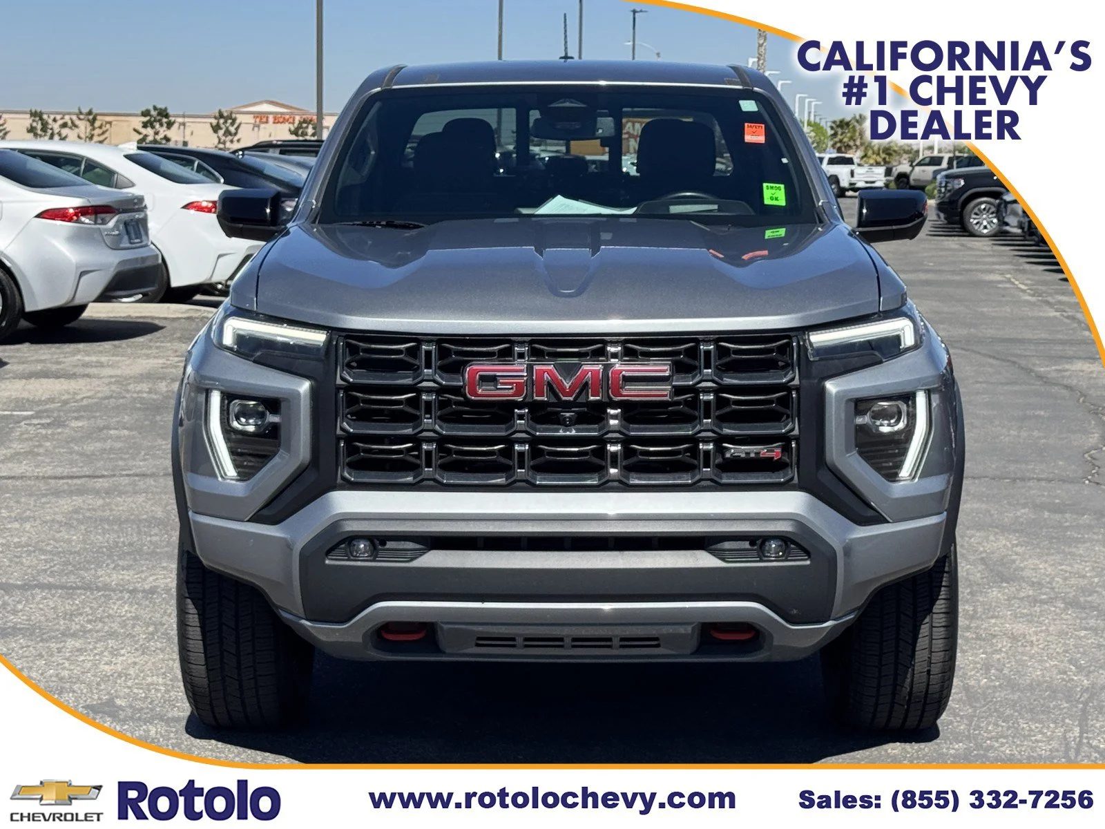 Used 2024 Sterling Metallic GMC 4WD AT4 image 2