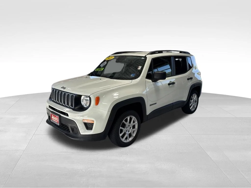 Used 2021 White Jeep Sport image 2