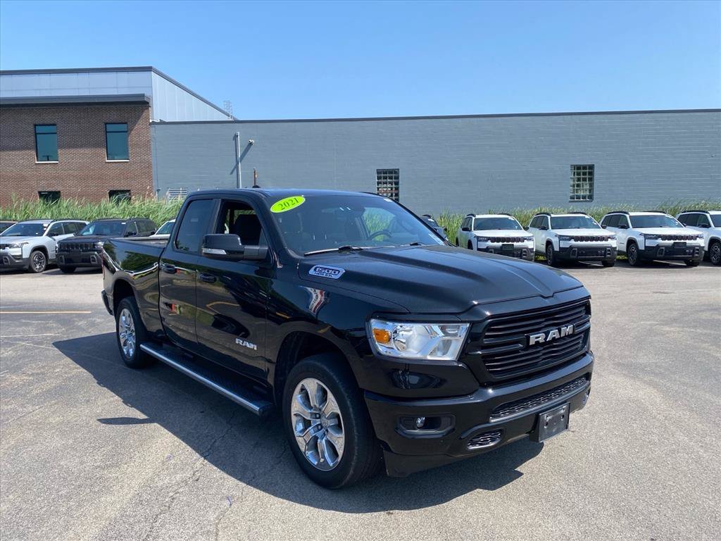Used 2021 Diamond Black Crystal Pearlcoat Ram Big Horn image 9