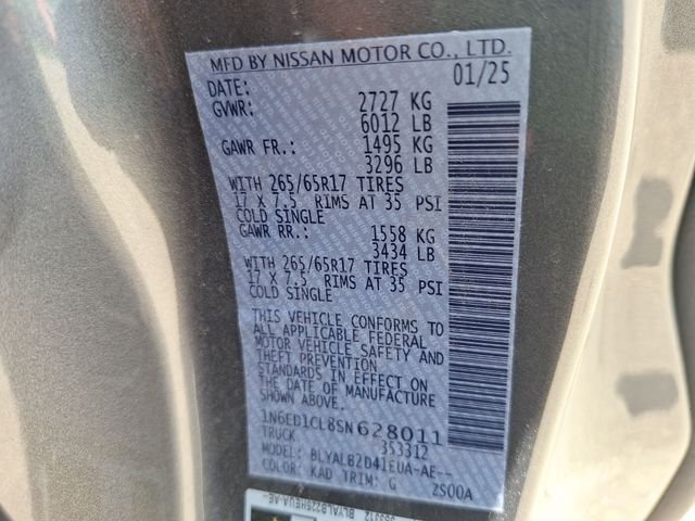 Certified Used 2025 Gray Nissan SV image 30