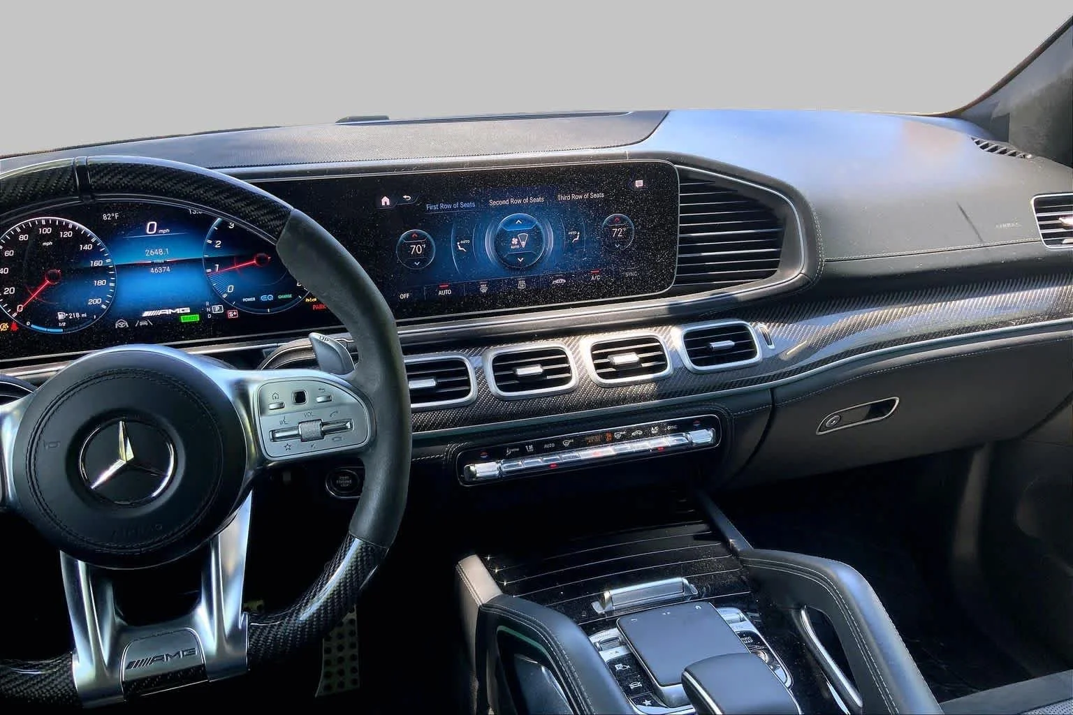 Used 2022 Obsidian Black Metallic Mercedes-Benz AMG® GLS 63 image 6