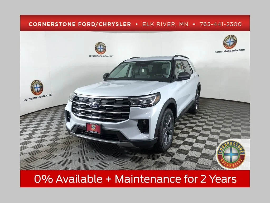 New 2026 Space White Metallic Ford Active image 1