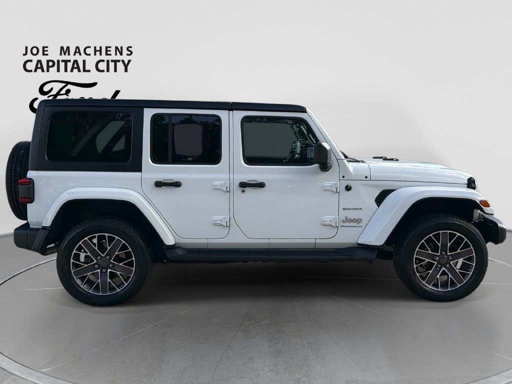 Used 2023 White Jeep Sahara 4xe image 3