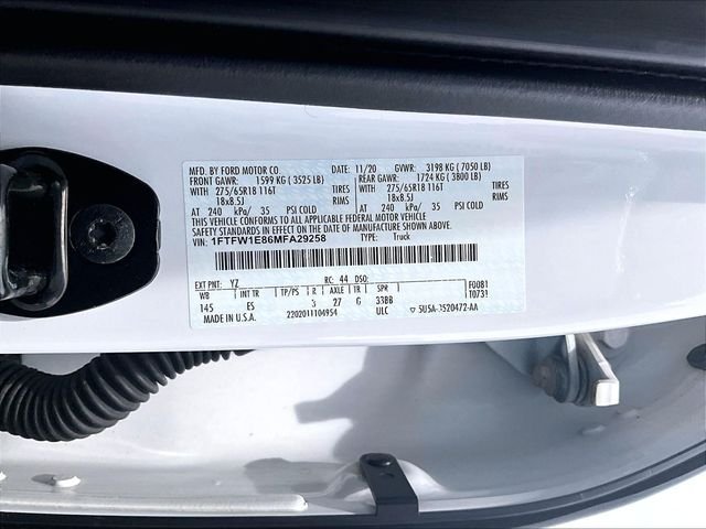 Used 2021 White Ford Lariat image 35