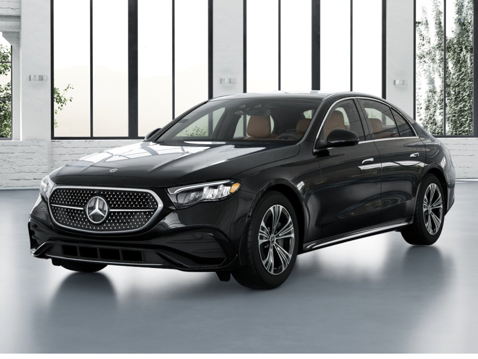 New 2027 Obsidian Black Metallic Mercedes-Benz E 450 4MATIC® Sedan image 1