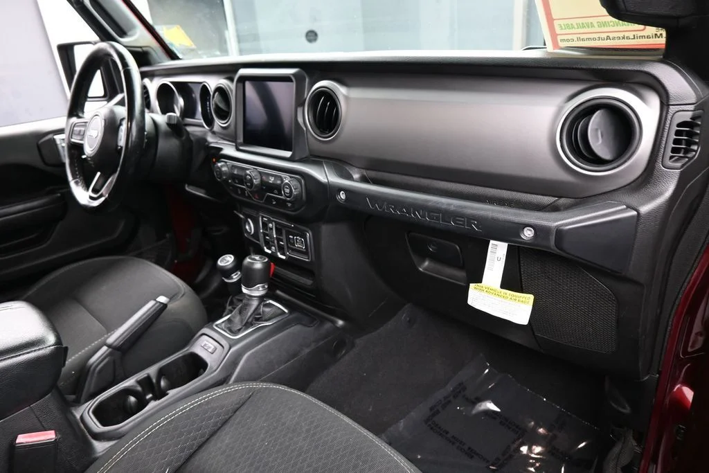 Used 2021 Snazzberry Pearlcoat Jeep Unlimited Sport S image 42