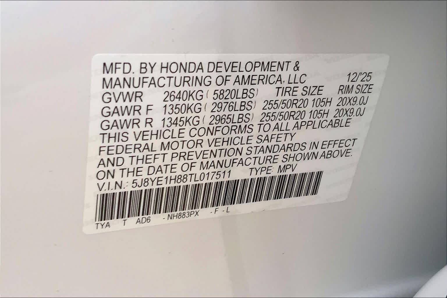 New 2026 Platinum White Pearl Acura w/Advance Package image 17