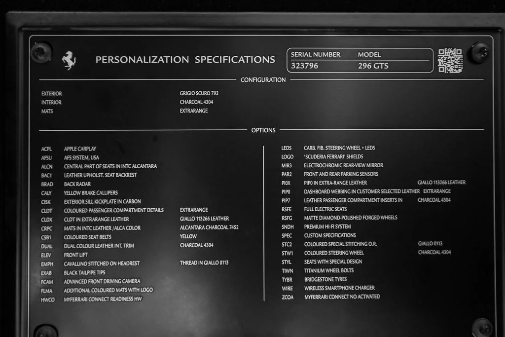 Certified Used 2025 Grigio Scuro Ferrari  image 50